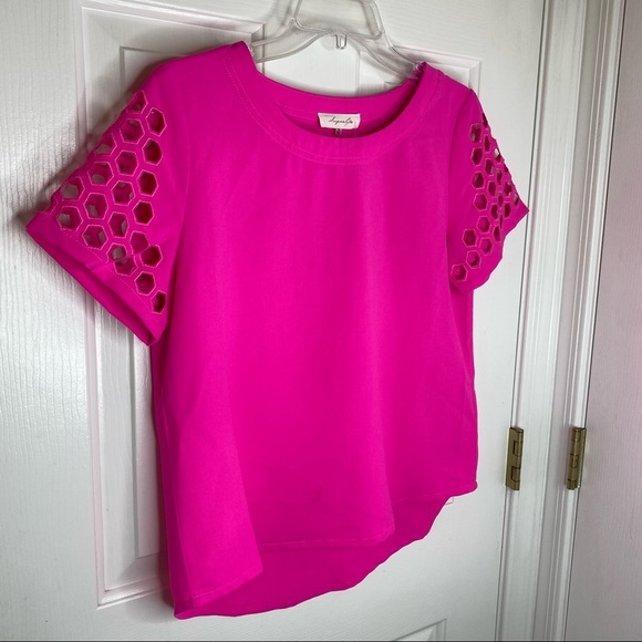 NWT Sugar Lips Blouse Top with Cutouts S - Picture 1 of 11
